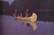 Evening on a Canadian Lake (mk43) Frederic Remington